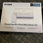 D-link Systems  Inc  Dhp-348av Powerline Av 4-port Switch Mini Kit - New  sealed