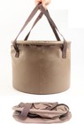 20l Khaki Collapsible Folding Bucket Water Container Outdoor Camping Fishing