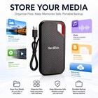 2tb 4tb 8tb Portable Ssd Type-c External Hard Drive High Speed Usb 3 1 Laptop