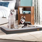 Memory Foam Dog Bed Waterproof Pet Beds Mat Cat Pad Orthopedic Cushion Mattress