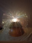 Vintage Large Fiber Optic Lamp Sunburst Color Changing   read