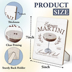 Martini Cocktail Bar Sign  Espresso Martini Gifts Wooden Stand Sign 5 x7   Cockt