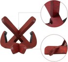 Sapele Wooden Ukulele Stand  Wood Musical Instrument Stand Red 