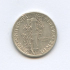 1943-d  Mercury Dime - 90  Silver - Free Shipping