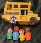 Vintage Fisher Price Little People Figures   Vehicles Lot Of 85 Pieces