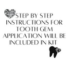 Professional Tooth Gem Kit With Step By Step Application Instructions
