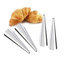 12pc Stainless Steel Pastry Mold Set Cream Horn Cannoli Baking Tubes Forms