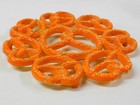 Vintage Pretzel Trivet Lititz Pa Home Of The Pretzel 6  Folk Art Cottage Core