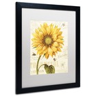 Trademark Fine Art Under The Sun I White Matted Black Frame 16x20
