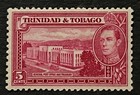 Travelstamps  1938 Trinidad   Tobago Stamps Scott  54 - 5c Kgvi Mint Mogh