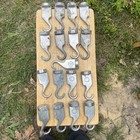 Taylor   Ng Pot Pan Hanging Rack Lot Of 17 Hooks  Aluminum Pre-owned