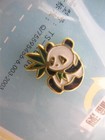 Vintage Chinese Panda Lapel Pin New On Card