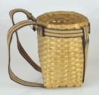 Vintage Small Hand-woven Trappers Backpack - Trappers Backpack - 4 1 2 