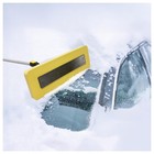 Snow Joe 2-in-1 Telescoping Snow Broom And Ice Scraper With Extendable Handle