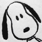 Lambs   Ivy Classic Snoopy White black Furry Decorative Nursery Throw Pillow