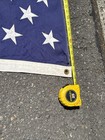 50 Star Us Flag - Vintage Original Valley Forge Flag Co Embroidered sewn 118   x55