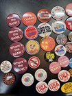 Vintage Button   Pin Collection - 69 Total - Mcdonald   s  Department Store  Etc 