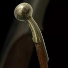 New Solid Antique Solid Brass Handle Wooden Walking Stick Cane Vintage Designer