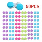 50pack Contact Lens Case Box  Mini Contact Lens Case  Colorful Bulk Box Holder