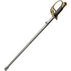 French Style Officer Sword 32  Steel Blade Brwn Leather Wrapped Handle - 910992