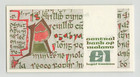 Ireland 1 Pound 1977  P-70a  11-10-77   Acb996701  Original Unc  First Variety 