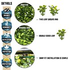 Mobile Hedge Room Divider Boxwood Plant Privacy Screen Divider For Office Home