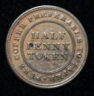 1813 Nova Scotia - Trade   Navigation - Half Penny Token - Br  965  Ns-21a1