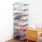 Narrow Stackable Shoe Rack Organizer For Entryway Doorway - Sale - Free Shipping