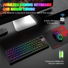 Ziyoulang T50 Wireless Membrane Gaming Keyboard  Mouse Combo Set With Knob