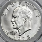 1973-s   1 Eisenhower Ike Silver Dollar San Francisco Mint Pcgs Ms66  50692516