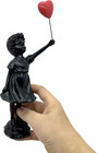 Cute Girl With Balloon Resin Sculpture Figure Statue For Home Decor banksy Statu