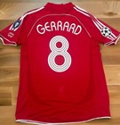 Fc Liverpool 2007 Ucl Final Steven Gerrard  8 Soccer Football Jersey Size 2xl 