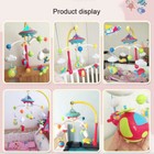 Baby Bed Bell Crib Musical Mobile Cot Music Box Baby Rattles Toy Light Projector