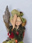 Vintage Christmas Themed Woodland Style Fairy Doll Ornament
