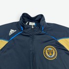 Philadelphia Union Track Jacket Mens Large Adidas Mls Climalite Navy Gold