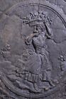 Pair Of Figural Cast Iron Fireplace Inserts Or Wall Art