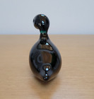 Vintage Mcm Jaakko Niemi For Nuutajarvi Notsjo Glass Mallard Duck Finland 1960 s