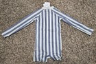 Pehr Swimwear Swim Long Sleeve One-piece - Cabana Stripe Coast  2-3 T  Upf 50 
