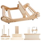 12 Inches Rigid Heddle Loom  Wooden Weaving Loom For Adults  Multi-craft Fram   
