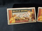 2 Maple Brand Imported Needle Book Sewing Needles Made In Occupied Japan