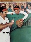 Brooks Robinson Autographed Norman Rockwell Poster