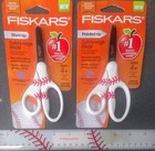 Fiskars 134162   134302 Baseball Mvp 5  Kid s 3-piece Scissors   Rule Set