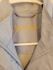 Glen Echo Women s M Full Zip Water Repellent Golf Jacket Short Sleeve Powder Blu