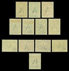 Colombia 1923 Airmail Scadta Germany  a  Ovpt Set Sc  Cla23-cla33  cfla2 Mint Mh