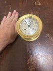 Vintage Salem Ships Bell 8 Day Wall Clock No Key German Maritime