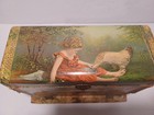 Antique Victorian Vanity Presentation Mechanical Chest box Empty