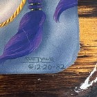 Vintage 1982 Sue Dawe Unicorn   Wall Art Decor   Wooden   Lacquered   8 5 X 6 5   