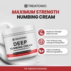 Treatonic Maximum Strength Numbing Cream  3 4 Ounce  100 G   Black-b