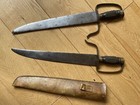 Antique Old Vietnamese 19 Century Hudiedao Pair Knives