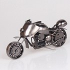 Collectible Handmade Metal Motorcycle Sculpture Motorbike Model Rustic Iron Art